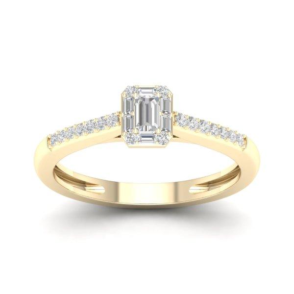 14K 0.18-0.20CT D-LADIES RINGS