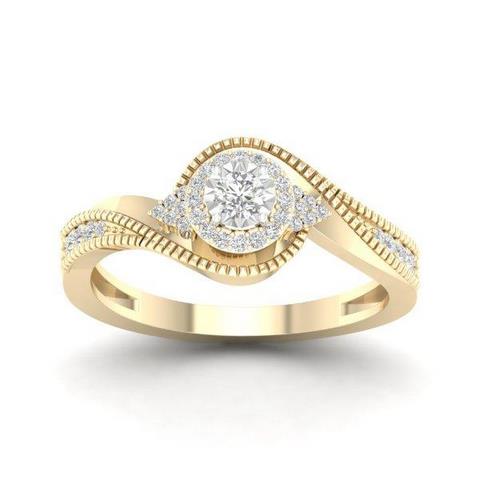 10K 0.20CT D-LADIES RINGS