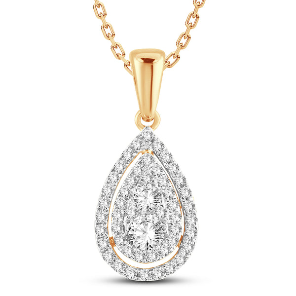 14K  0.40CT  Diamond  Pendant