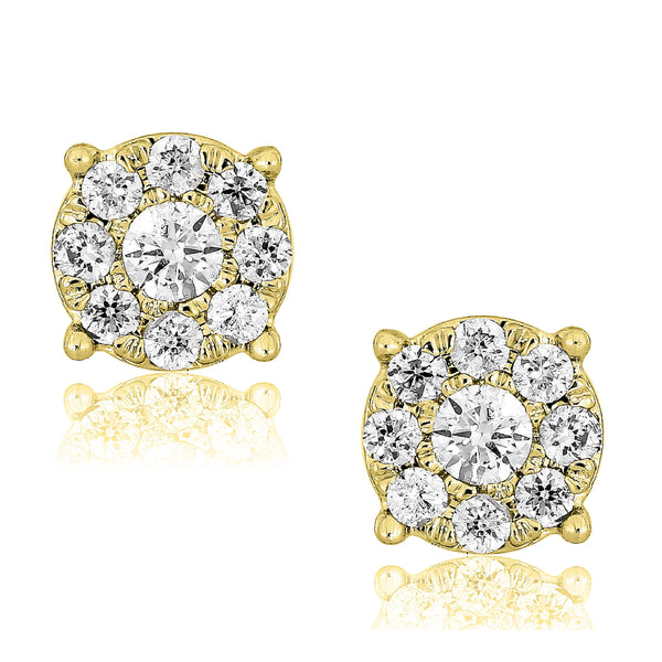 14K  0.50ct Diamond Earring