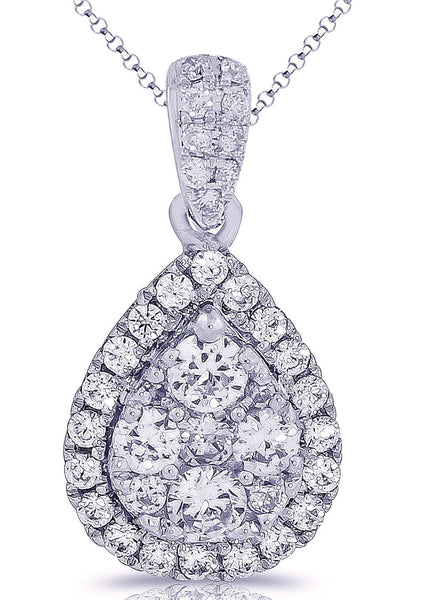 14K 0.73ct Diamond Pendant