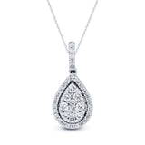 14K 0.70ct Diamond Pendant