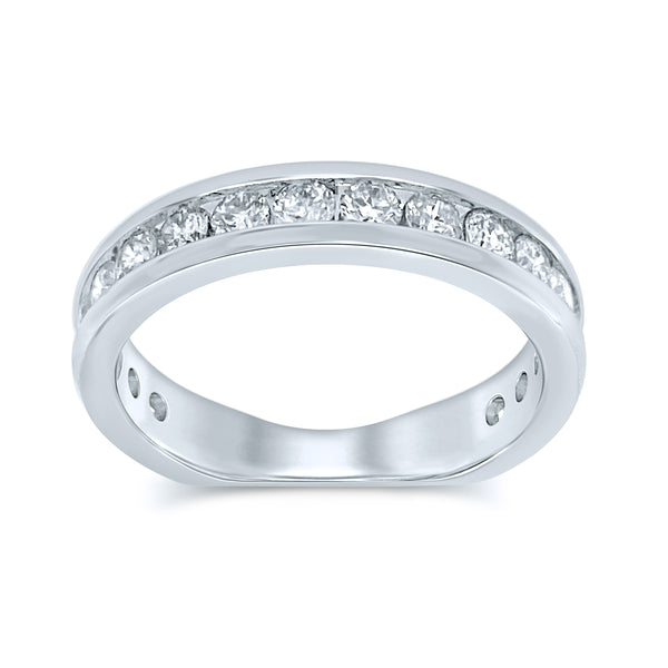 14K 0.50CT Diamond Band (18 Diamond Stones)