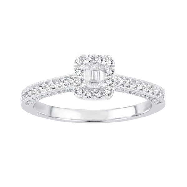 14K 0.50ct Diamond Bridal Ring