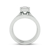 14K 0.90ct Diamond Bridal Ring