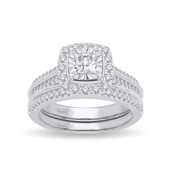 14K 0.64CT Diamond Bridal Ring