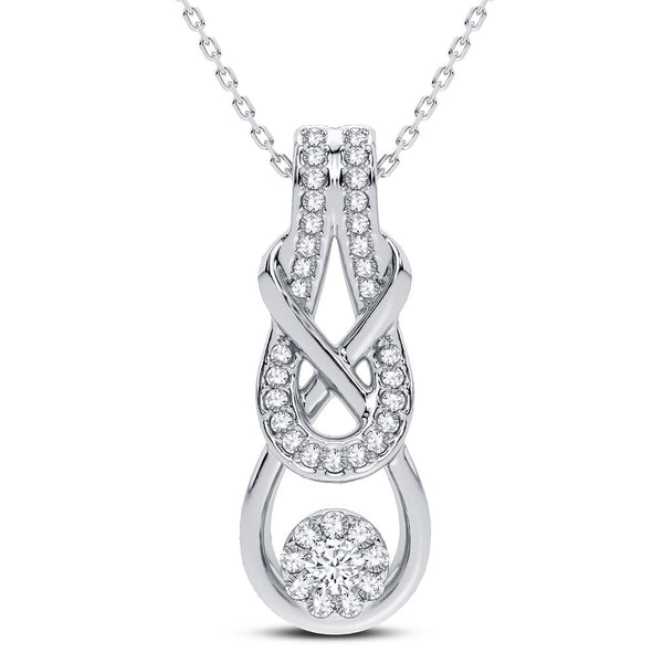 14K 0.33CT DIAMOND PENDANT