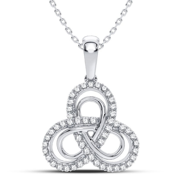 14K 0.25CT DIAMOND PENDANT