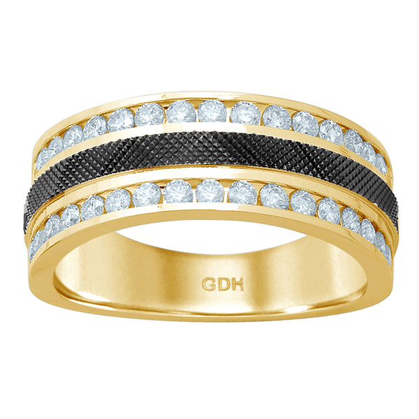 14K 0.95-1.01CT D-MENS BANDS