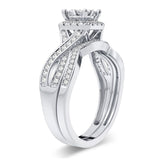 10K 0.61CT Diamond Bridal Ring