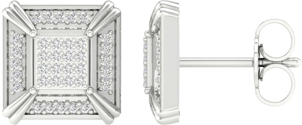 10K 0.25CT Diamond Earring