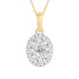 14k 0.50ct Diamond Pendants