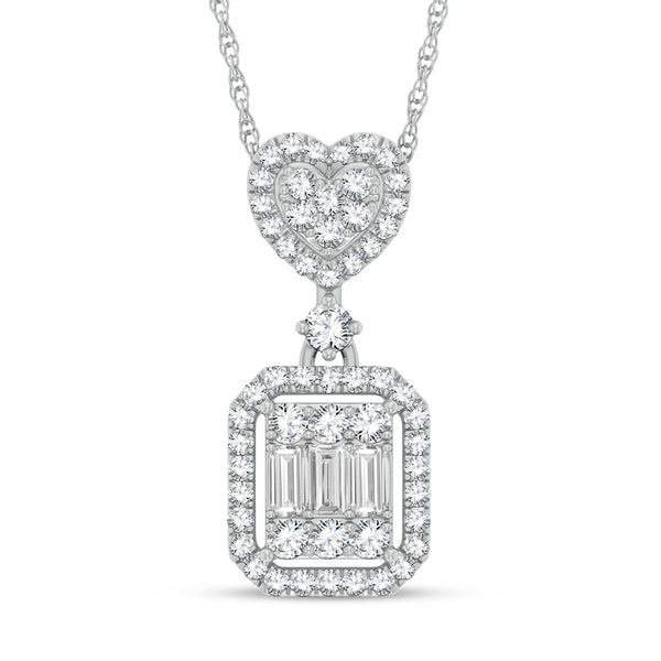 10K 0.35ct Diamond Pendant