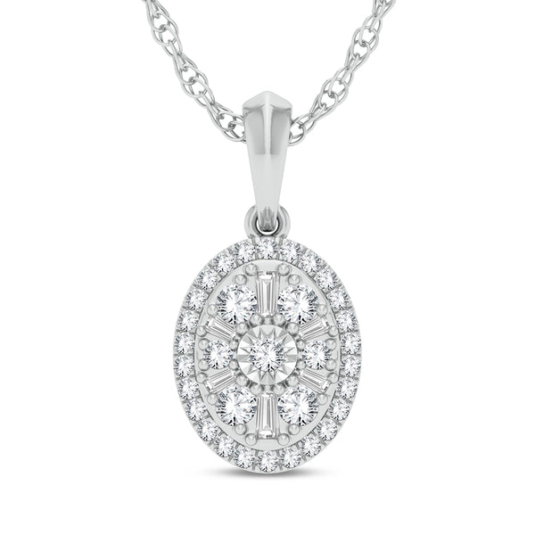 14K 0.25ct Diamond Pendant