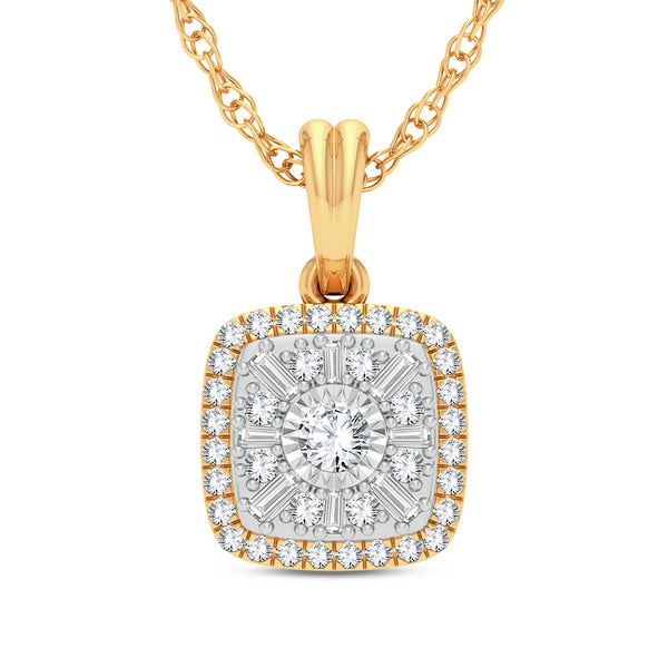 14K 0.25ct Diamond Pendant