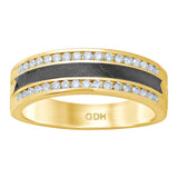 14K 0.49-0.53CT D-MENS BANDS