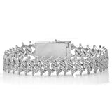 10KW 10.75CTW DIAMOND SPIKE MIAMI CUBAN BRACELET