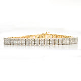 14KY+W 7.50CTW BAGUETTE DIAMOND RECTANGULAR