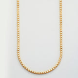 10KY 3.50CTW DIAMOND BUTTERCUP TENNIS NECKLACE